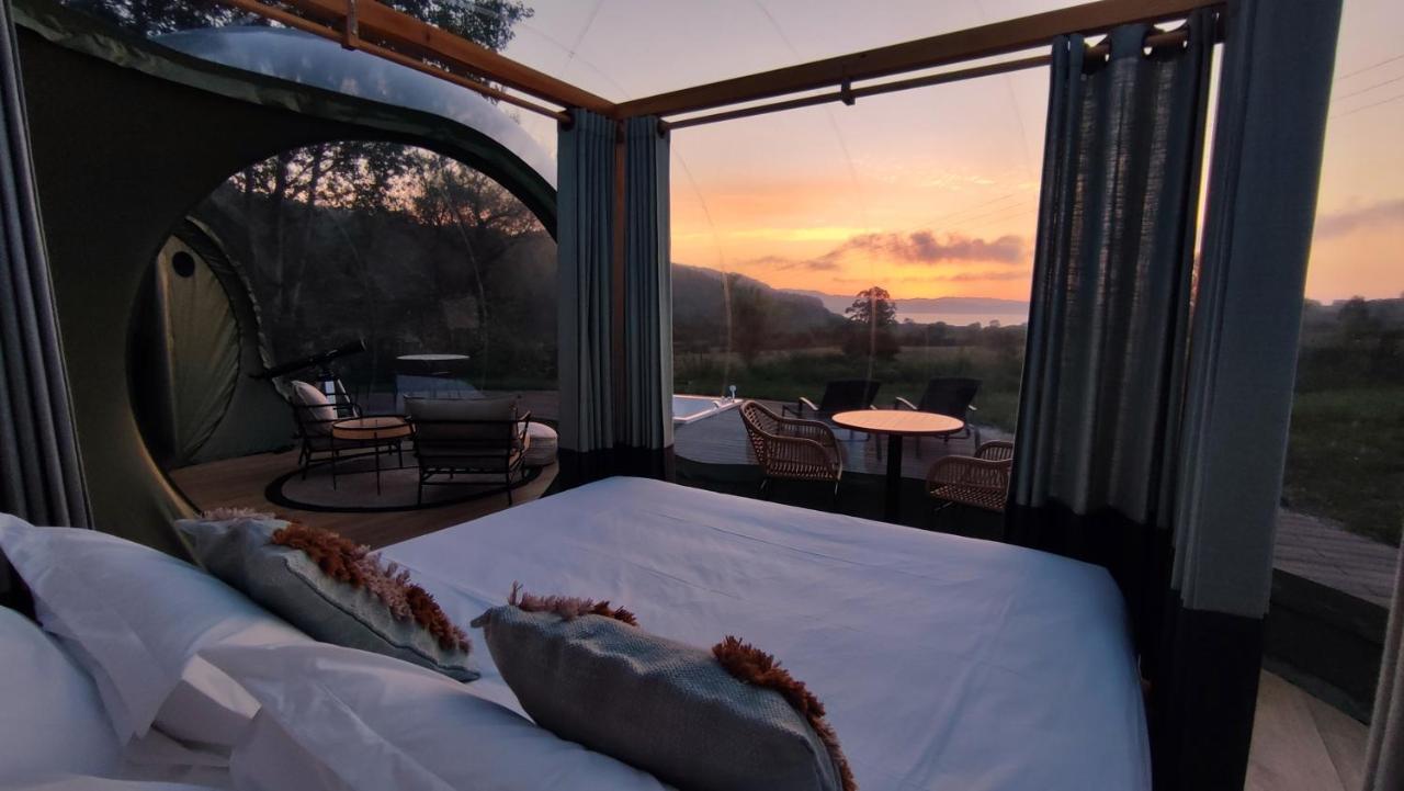 Luzada Glamping Burbujas - Designed For Adults Hotel Juances Bagian luar foto